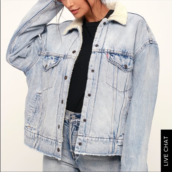 levis fur collar jacket